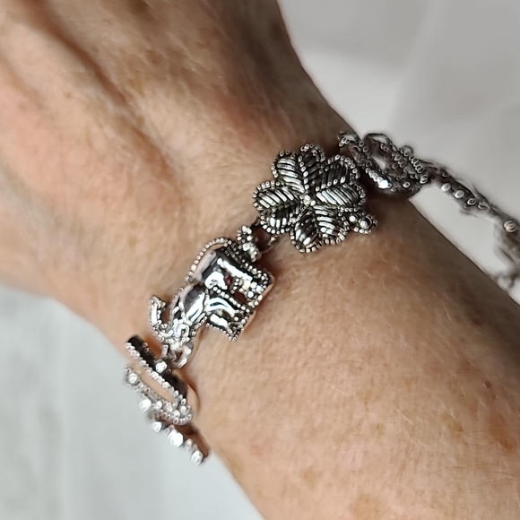 Elephant Charm Bracelet - Picture 4 of 10